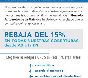Orbis rebaja tarifas de su seguro automotor en La Plata