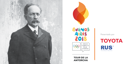 La llama olímpica en «La Histórica», un homenaje a Zubiaur