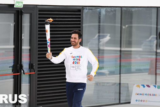 RUS junto a la Llama Olímpica de la Juventud 2018