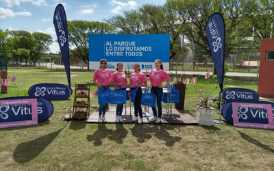 Vitus, de SanCor Salud, formó parte de «Córdoba Rosa»