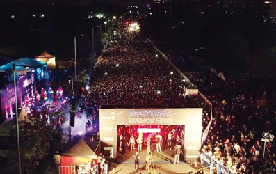 Allianz en la carrera Nocturna Buenos Aires