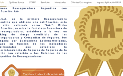 Nueva Calificación «AA-» para R.A.S.A.