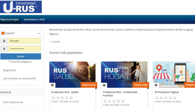 RUS presentó su aula virtual para PAS