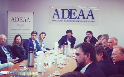 El Vicesuperintendente Dr. Guillermo Plate visitó AdeAA