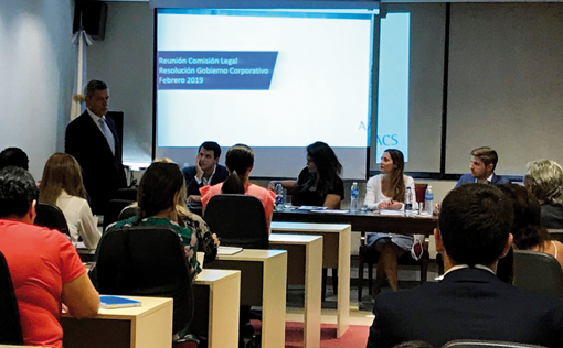 Reunión de la Comisión de Asuntos Legales de la AACS