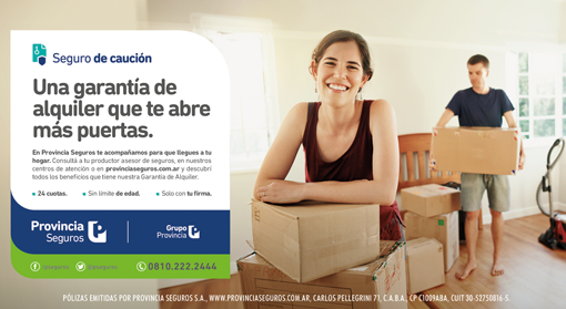Seguro de Caución Alquileres de Provincia Seguros