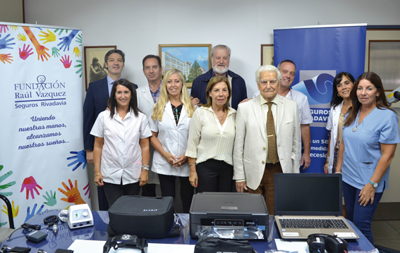 Donación de Seguros Rivadavia para el Hospital San Roque