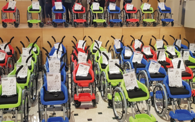 Allianz-Wheelchairs of Hope, primera entrega de sillas de ruedas