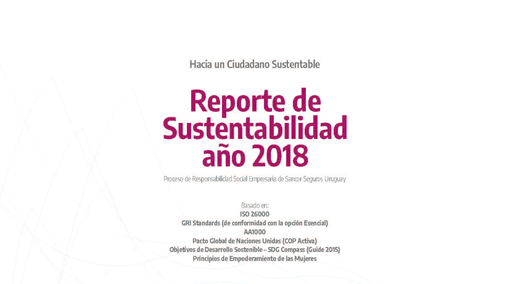Segundo Reporte de Sustentabilidad de Sancor Seguros Uruguay