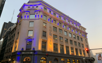 Allianz pone en valor el patrimonio de la Ciudad al restaurar la fachada de su Casa Central