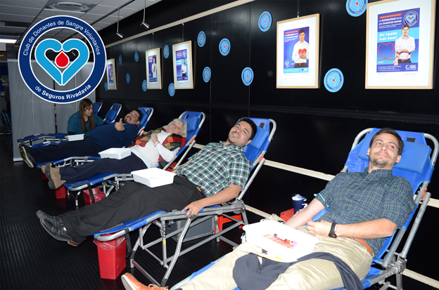 Seguros Rivadavia organizó la cuarta Campaña de Donación de Sangre entre sus empleados