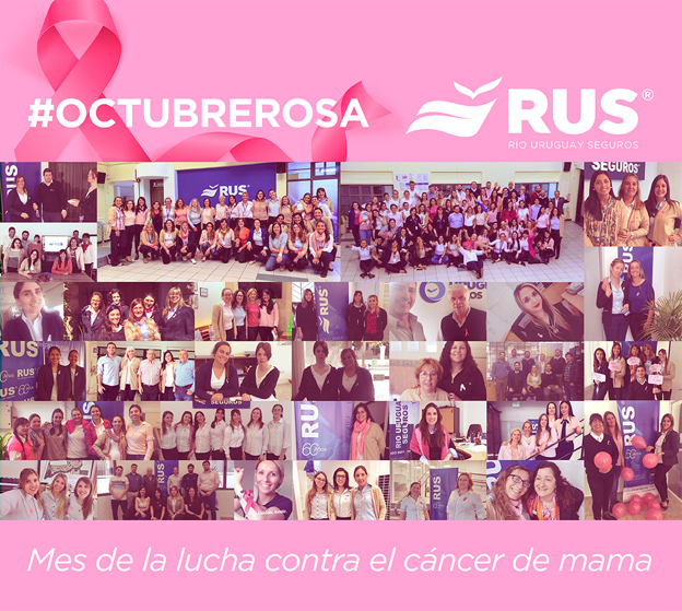Río Uruguay Seguros se suma al mes de la lucha contra el cáncer de mama