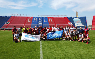 Orbis Seguros jugó al fútbol con sus PAS y socios estratégicos en San Lorenzo