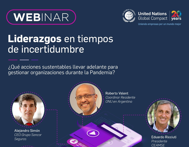Alejandro Simón participó de un webinar sobre “Liderazgos en tiempo de incertidumbre”