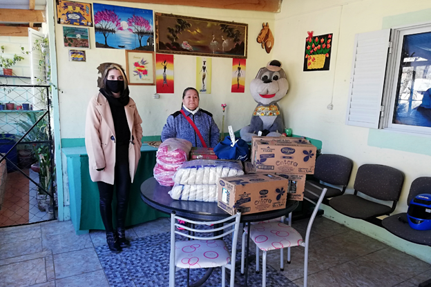 En este contexto de pandemia RUS visitó y donó alimentos a comedores locales