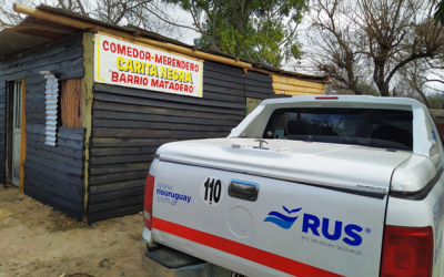 RUS colabora donando alimentos a los comedores locales