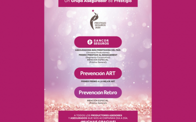 El Grupo Sancor Seguros fue protagonista en los Premios Prestigio 2020