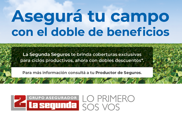Novedades del Grupo Asegurador La Segunda para la campaña de granos gruesos