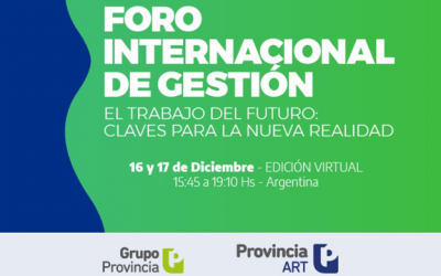 Provincia ART organiza el Foro Internacional de Gestión 2020