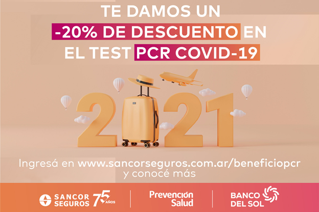 Tres empresas del Grupo Sancor Seguros se aliaron para brindar descuentos en test de coronavirus