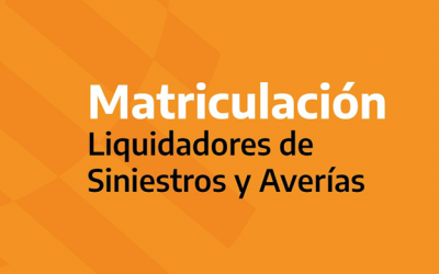 Novedades sobre la matrícula para Liquidadores de Siniestros y Averías 2021