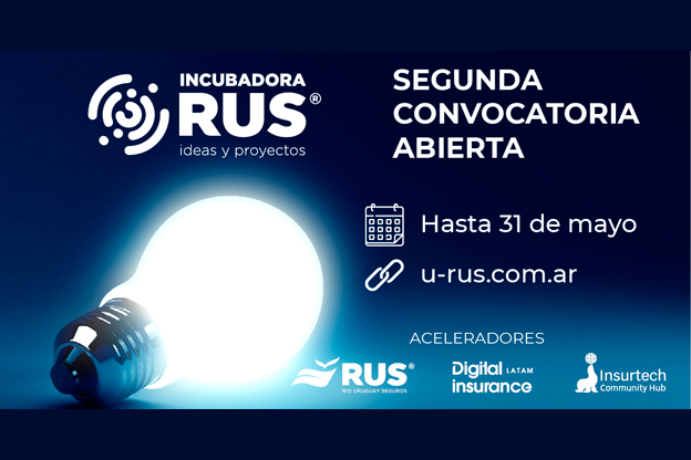 Abrió la segunda convocatoria para startups e insurtechs de Incubadora RUS