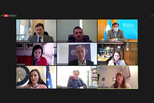 Webinario COVID-19: Las medidas de seguridad y salud en el trabajo, el papel del diálogo social
