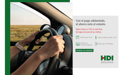 “Con el pago adelantado, el ahorro está al volante”, de HDI Seguros