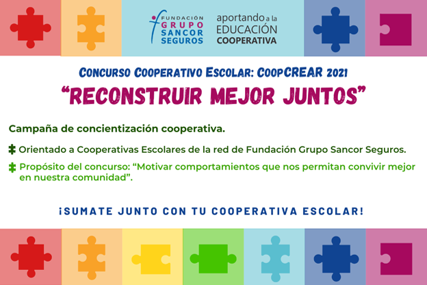 Lanzamiento del Concurso Cooperativo Escolar CoopCREAR 2021 de Fundación Grupo Sancor Seguros