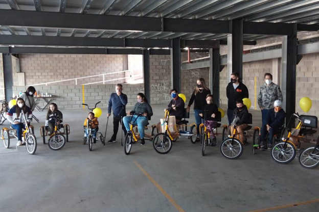 RUS y Marcos Ligato donaron bicicletas adaptadas a la Fundación Jean Maggi