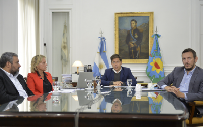 Kicillof y Cuattromo se reunieron con intendentes que suscribieron al programa de Provincia Leasing en 2021