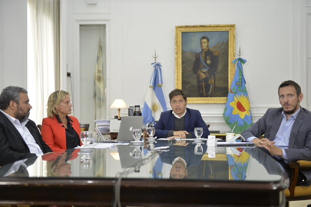 Kicillof y Cuattromo se reunieron con intendentes que suscribieron al programa de Provincia Leasing en 2021