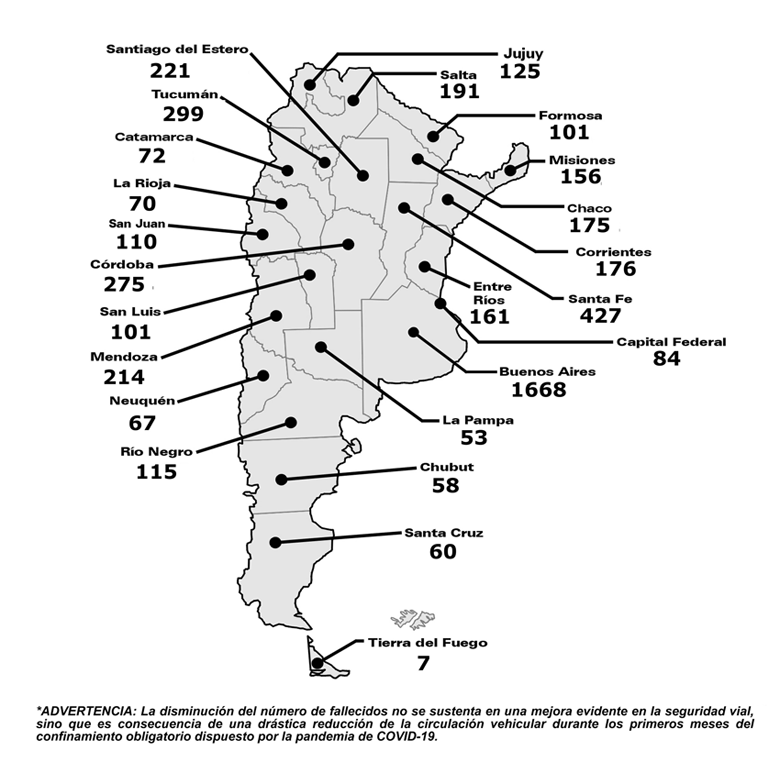 mapa muertes viales luchemos por la vida