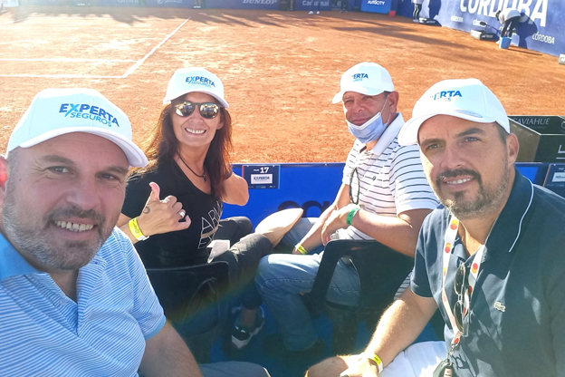 Experta Seguros estuvo presente en los dos eventos más importantes del tenis local