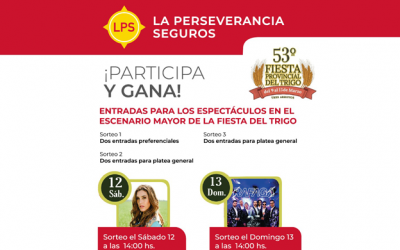 La Perseverancia Seguros estará presente un año más en la Fiesta Provincial del Trigo