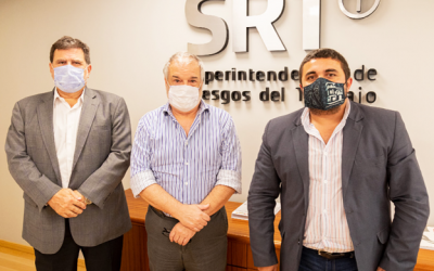 Reunión entre el intendente de Metán y las autoridades de la SRT