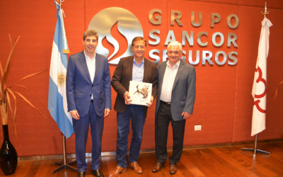 Invitado por el Grupo Sancor Seguros, el gobernador de Mendoza visitó Sunchales