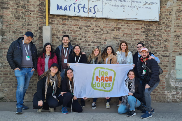Grupo San Cristóbal celebró el Día de las Infancias junto al Colegio Champagnat de Villa Banana