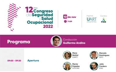 UART presenta su 12mo Congreso de Seguridad y Salud Ocupacional