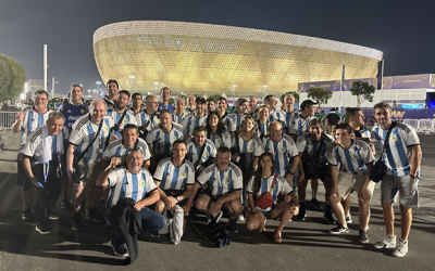 Los ganadores del Programa “Ganá Más” del Grupo Sancor Seguros alentaron a la Selección en Qatar