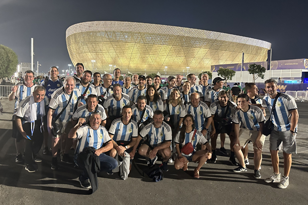 Los ganadores del Programa “Ganá Más” del Grupo Sancor Seguros alentaron a la Selección en Qatar