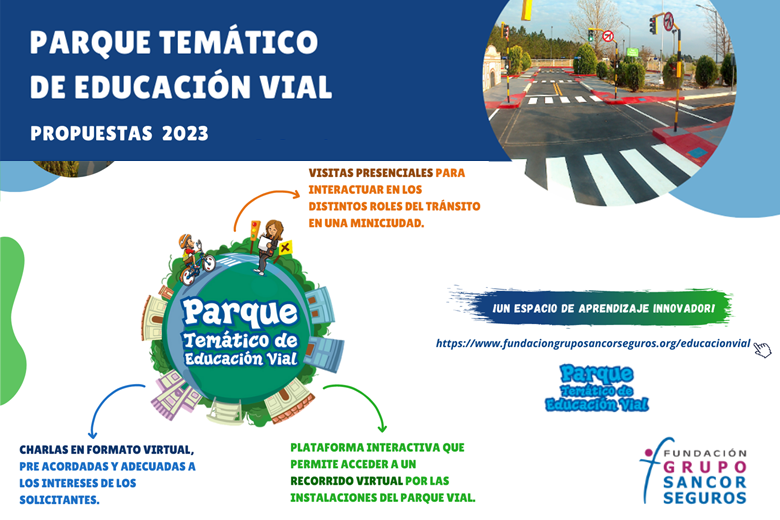 Actividades 2023 del Parque Temático de Educación Vial de la Fundación Grupo Sancor Seguros