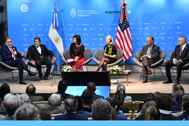 La SRT participó de la Agenda de Diálogo Laboral entre Argentina y Estados Unidos