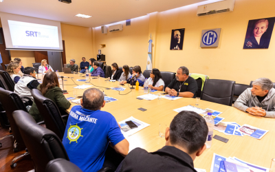 La SRT presentó el ProNaPre en la CGT