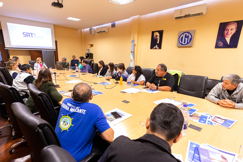 La SRT presentó el ProNaPre en la CGT