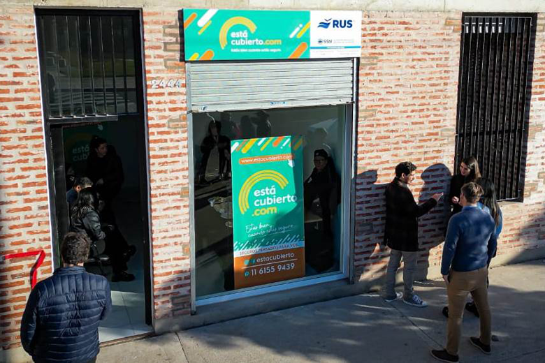 RUS y Estacubierto inauguraron un nuevo local comercial en el Barrio Playón de Chacarita