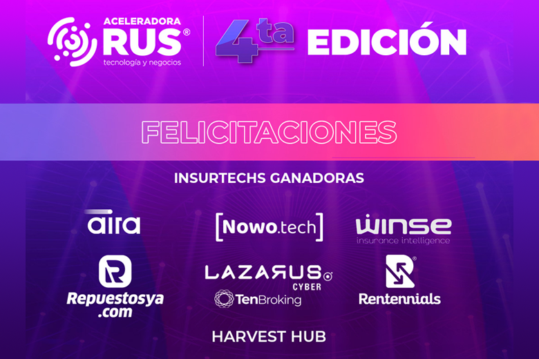 Siete Insurtechs fueron seleccionadas por la Aceleradora RUS para potenciar sus proyectos