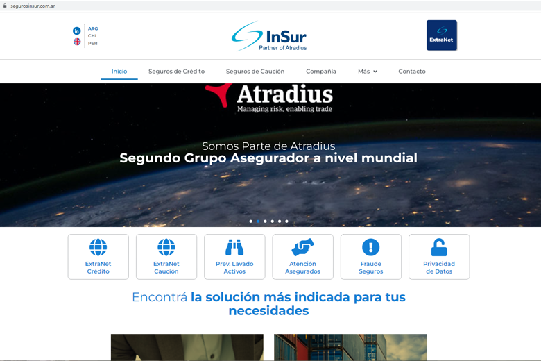 InSur lanza nueva web con más funcionalidades