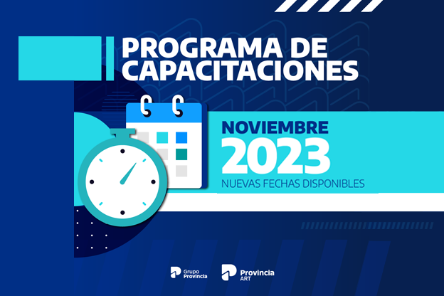 Cursos Gratuitos de Provincia ART para Noviembre