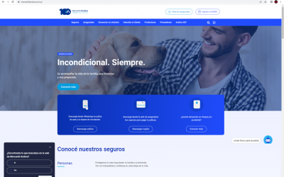 Mercantil Andina presenta su renovado sitio web institucional